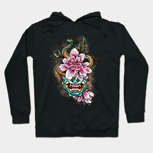 Hannya Snake Mask Hoodie